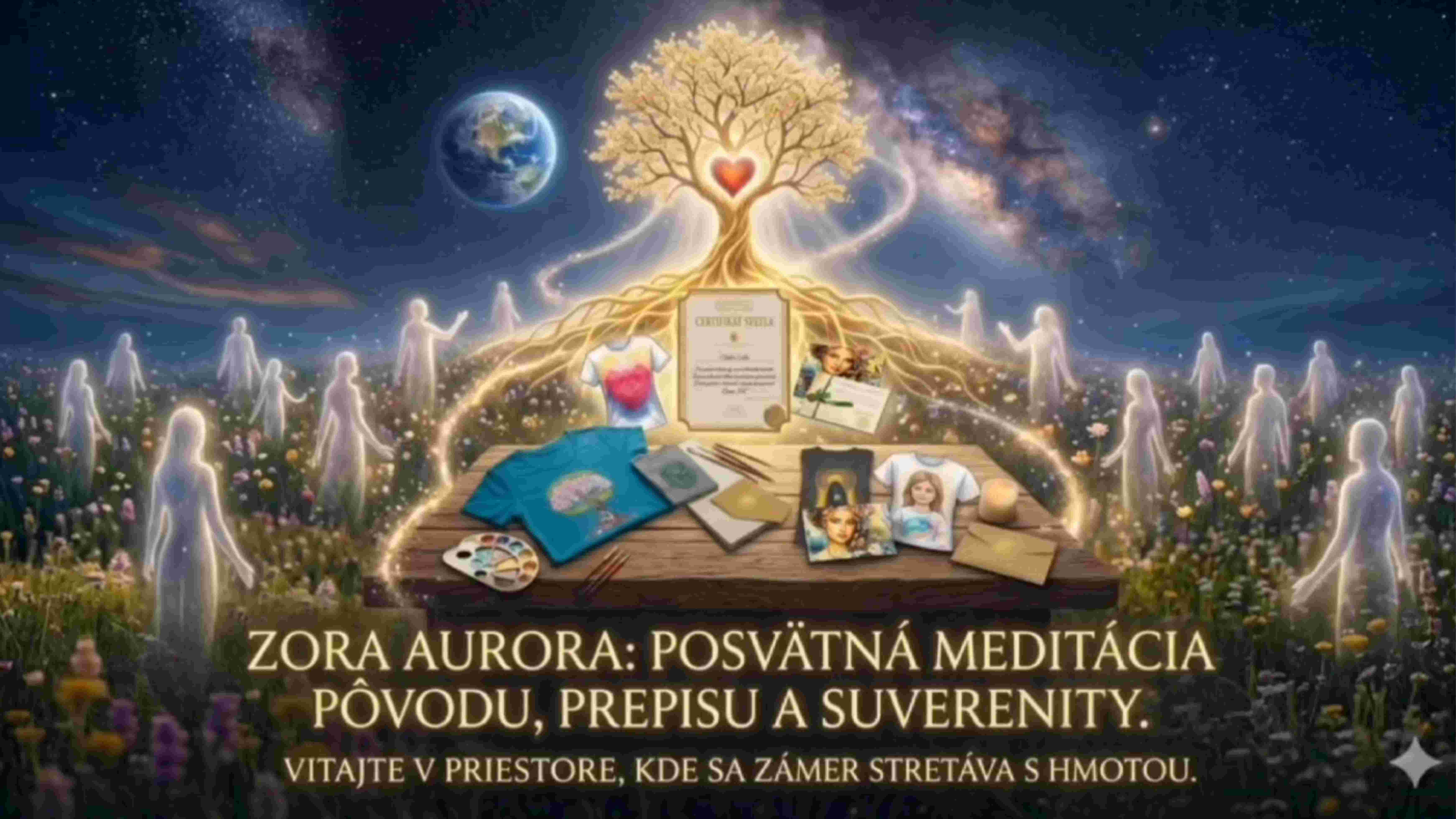 Zora Aurora: Posvätná meditácia pôvodu, prepisu a suverenity